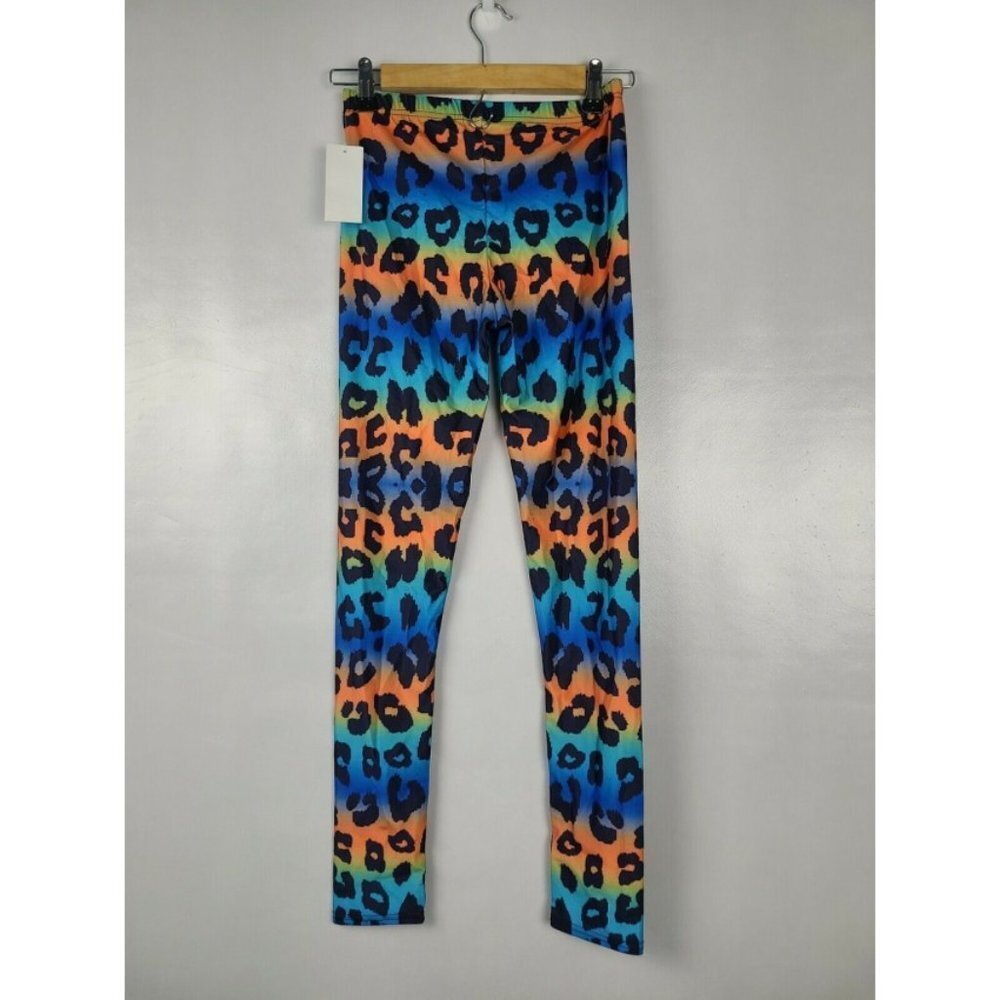 𝅺Lotus Leggings Leopard Print Multicolor Exercise M - Picture 2 of 7